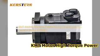 Test de performances de couple élevé du moteur orbital hydraulique KMT