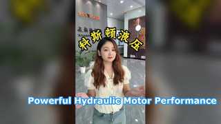 Vidéo de démonstration du moteur hydraulique