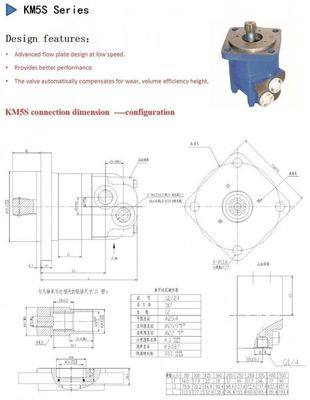 acheter Moteur hydraulique de  de moteur hydraulique de KM5 490ml/R la Sûre online manufacture