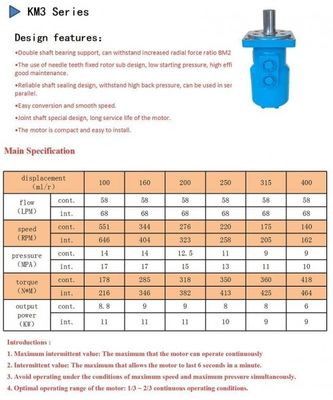 acheter Le frein KM3 hydraulique circule en voiture 100ML/R forant Rig Motor Low Noise online manufacture
